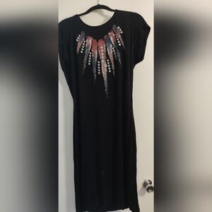 Black T-shirt dress 18/20